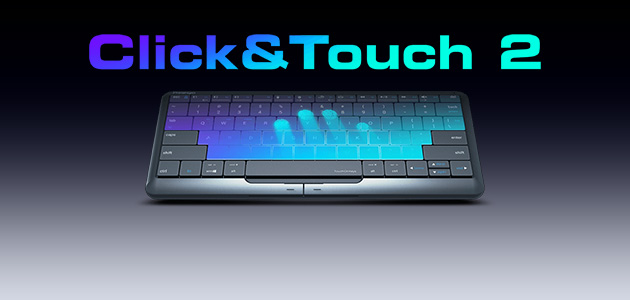 Prestigio Click&Touch 2 - Smart Keyboard and Touchpad For Any Device