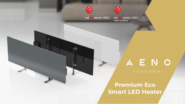 AENO iš naujo apibrėžia komfortą ir vartotojui draugišką namų šildymo dizainą, pristatydama naujausią modelį: „AENO Premium LED Eco Smart Heater“