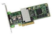 LSI MegaRAID 6Gb/s SATA+SAS RAID controller cards